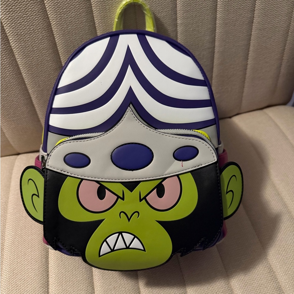 Loungefly Powerpuff Girls Monkey Mojo Dojo backpack